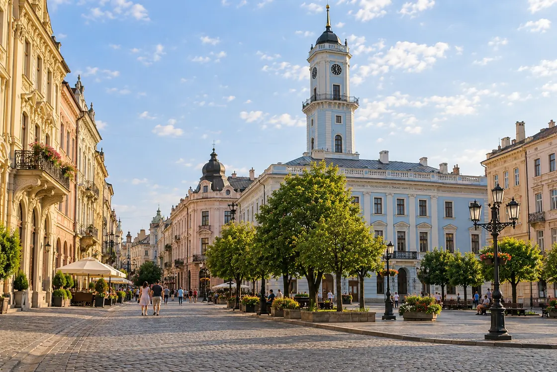 Центральна площа Чернівців