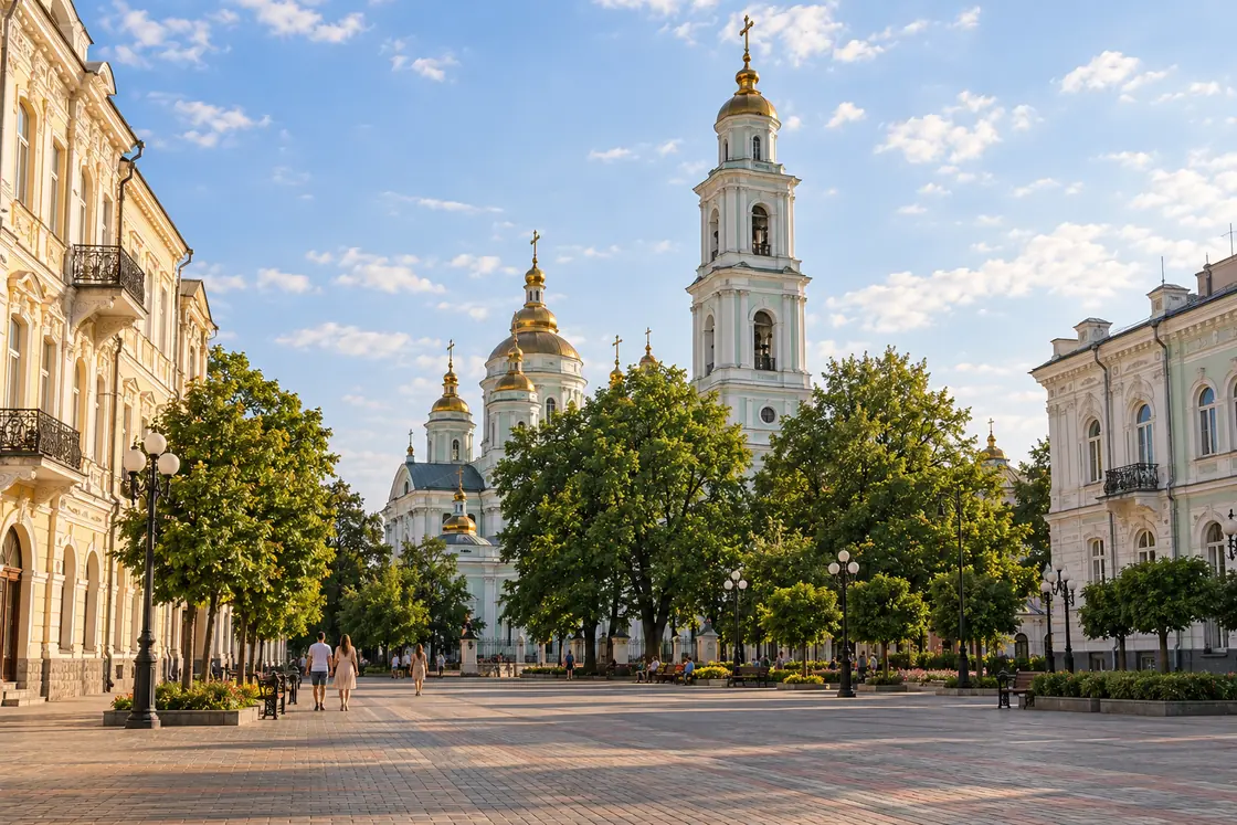 Собор у центрі Сум