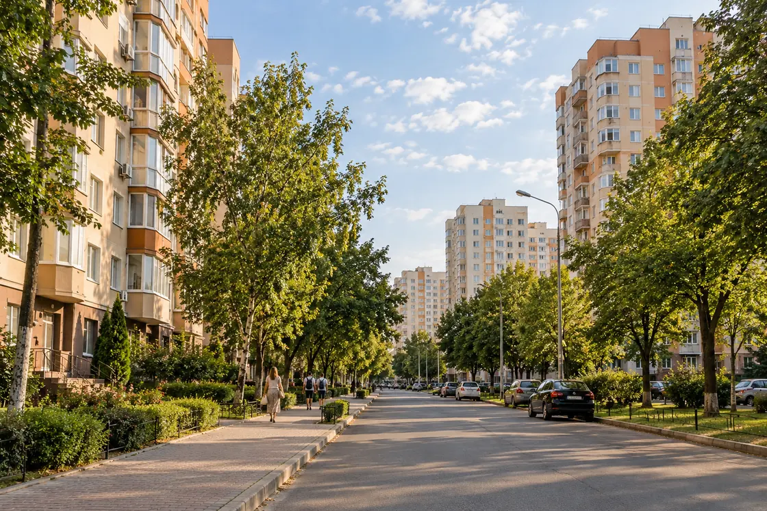 Вулиця у Вишневому